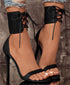 Python pattern straps sandals