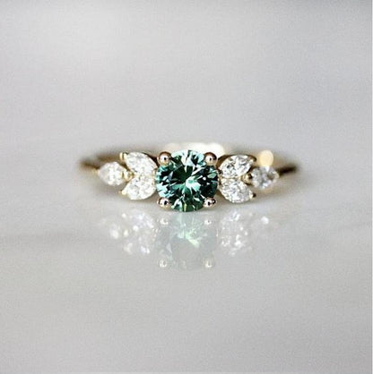 Emerald Diamond Ring