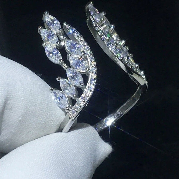Angel Wing Ring Alloy Wing
