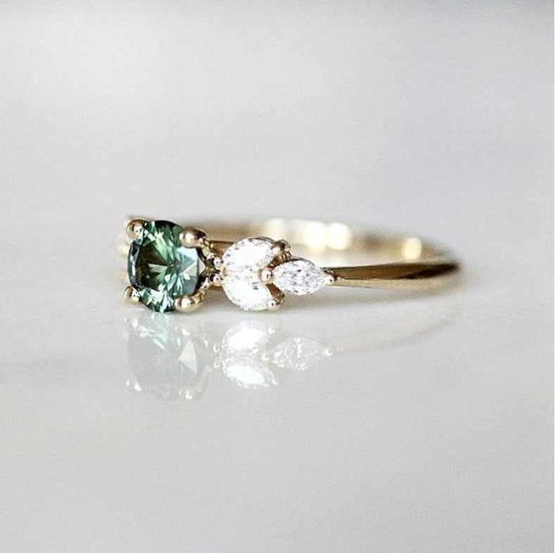 Emerald Diamond Ring