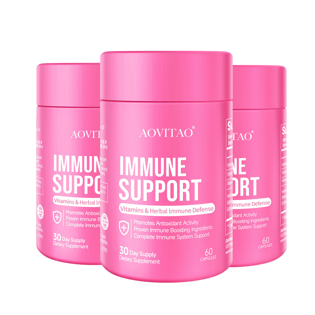 Natural Herbal Immune Defense Immunity Vitamins Supplement Booster And Mushroom Supplement With Lion&