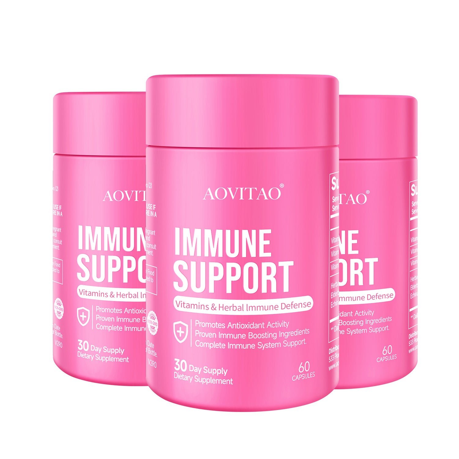Natural Herbal Immune Defense Immunity Vitamins Supplement Booster And Mushroom Supplement With Lion&