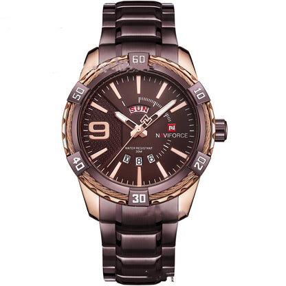 Waterproof quartz watch men&