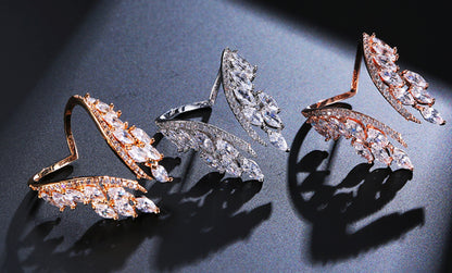Angel Wing Ring Alloy Wing