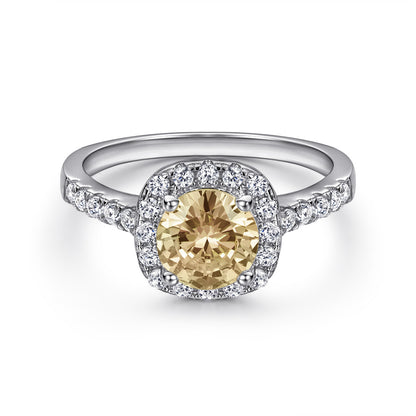 925 Sterling Silver Ring Zircon