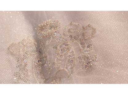Heavy One-shoulder Bridal Temperament Forest Super Fairy Dream Starry Sky Skirt