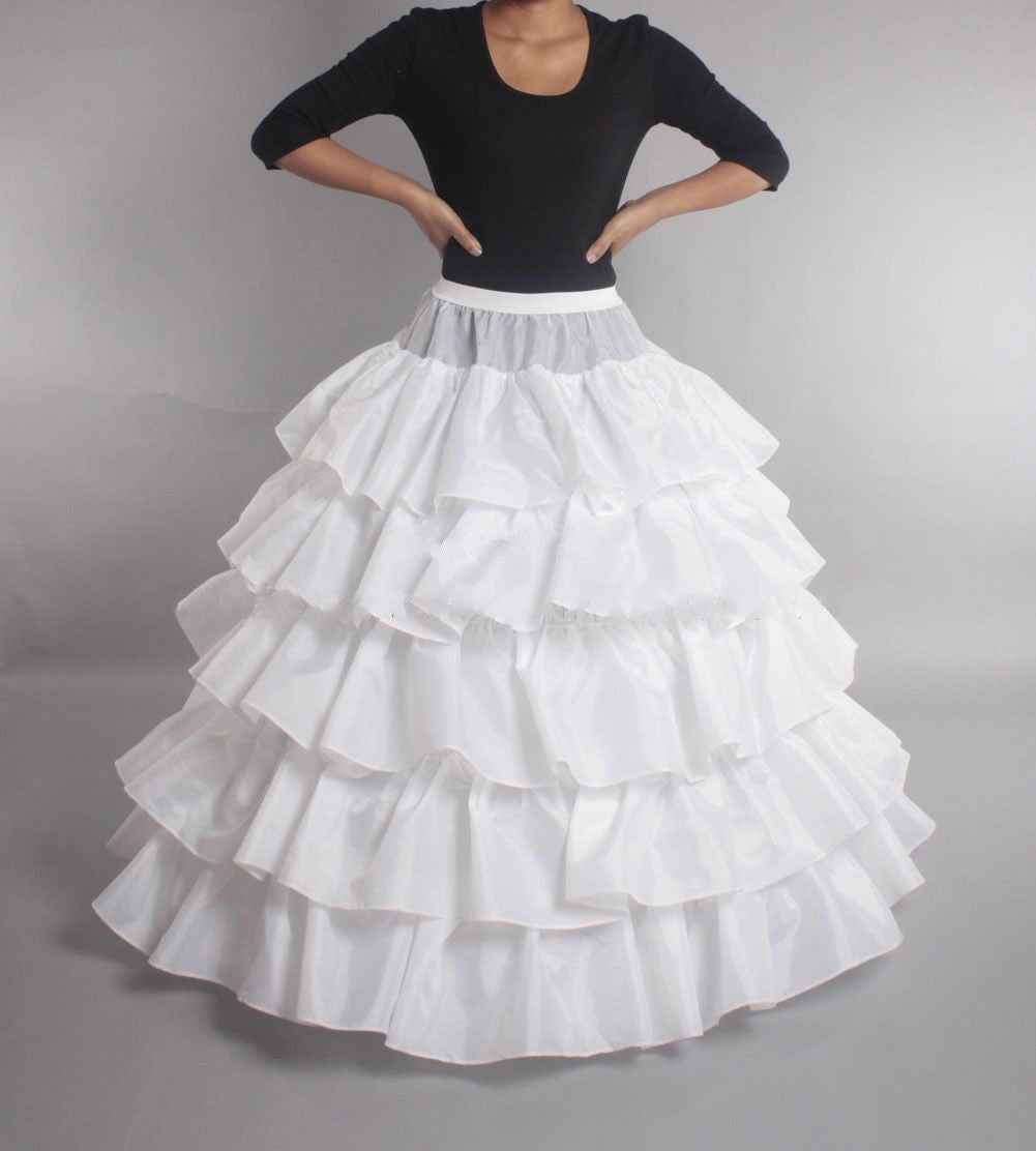 Underskirt Fancy Bridal Dress Hoop Slips