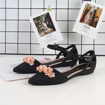 Toe-toe Flat Buckle Outer Sandals