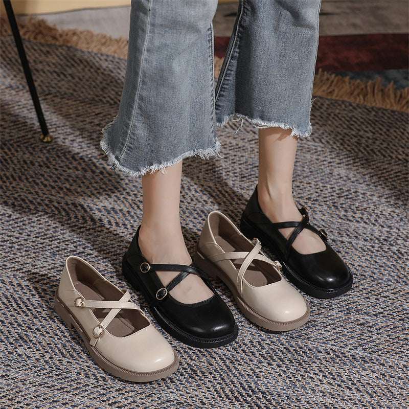 New Japanese College Style JK Uniform Single Shoes Women