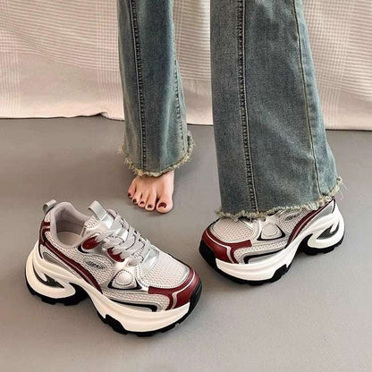 Mesh Breathable Clunky Sneakers Women&
