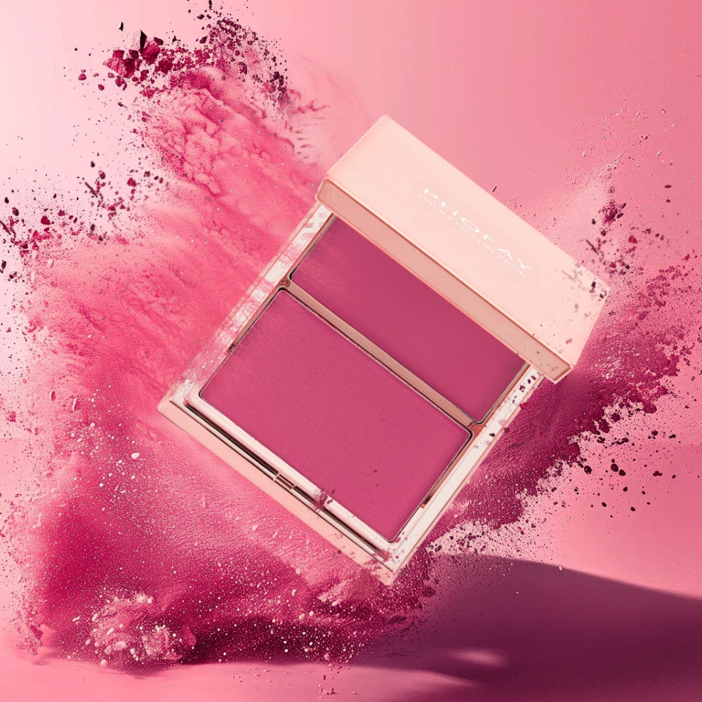 PHOFAY Double-Take Cream &amp; Powder Blush Duo