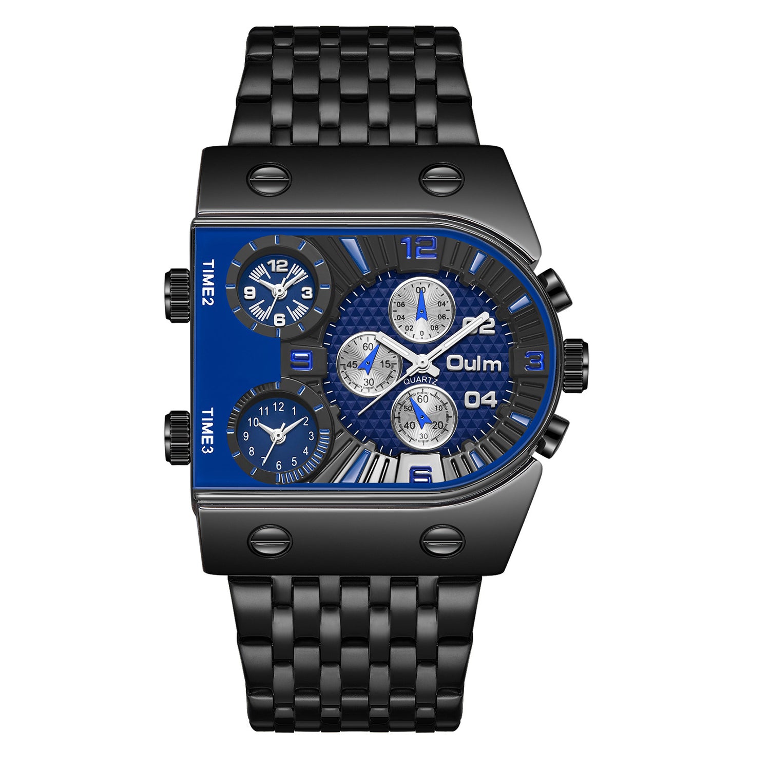 Multi-time Zone Large Dial Luminous Watch