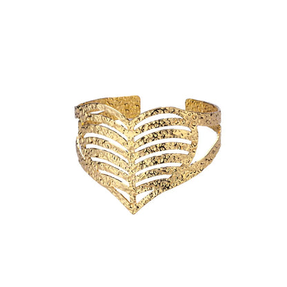 Womens Luxury High-end C-shaped Geometric Open Bangle