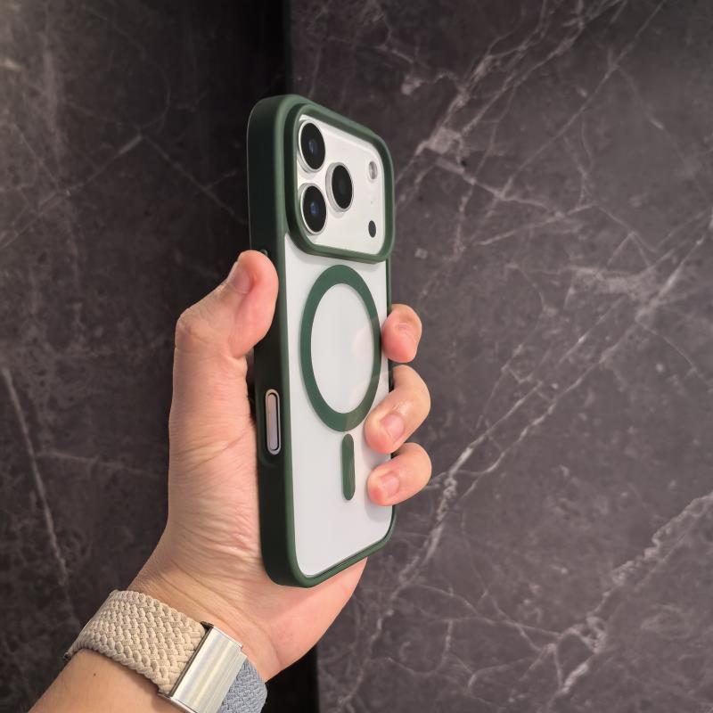 Non-yellow Phone Case Transparent Magnetic Ultra-thin Drop-resistant Protective Cover