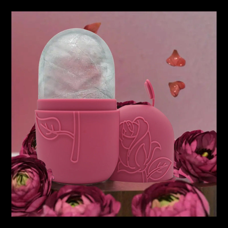 Facial Ice Tray Massager Facial Roller For Relieving Puffiness