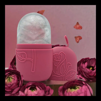 Facial Ice Tray Massager Facial Roller For Relieving Puffiness