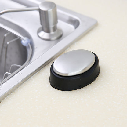 Oval Stainless Steel Fat Round Metal Odor Removal Soap Deodorant Large Soap