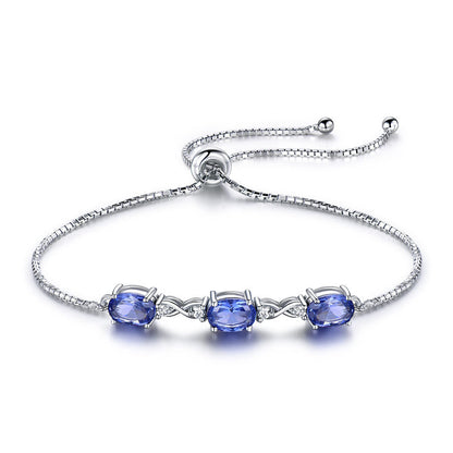 Ladies Adjustable 925 Sterling Silver Bangle Bracelet