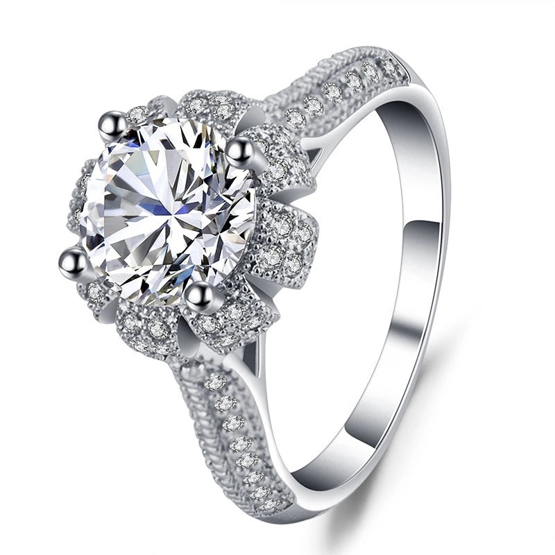 Rings Micro-inlaid Zircon Handmades Creative Style Rings Manufacturers Wholesale Diamond Rings