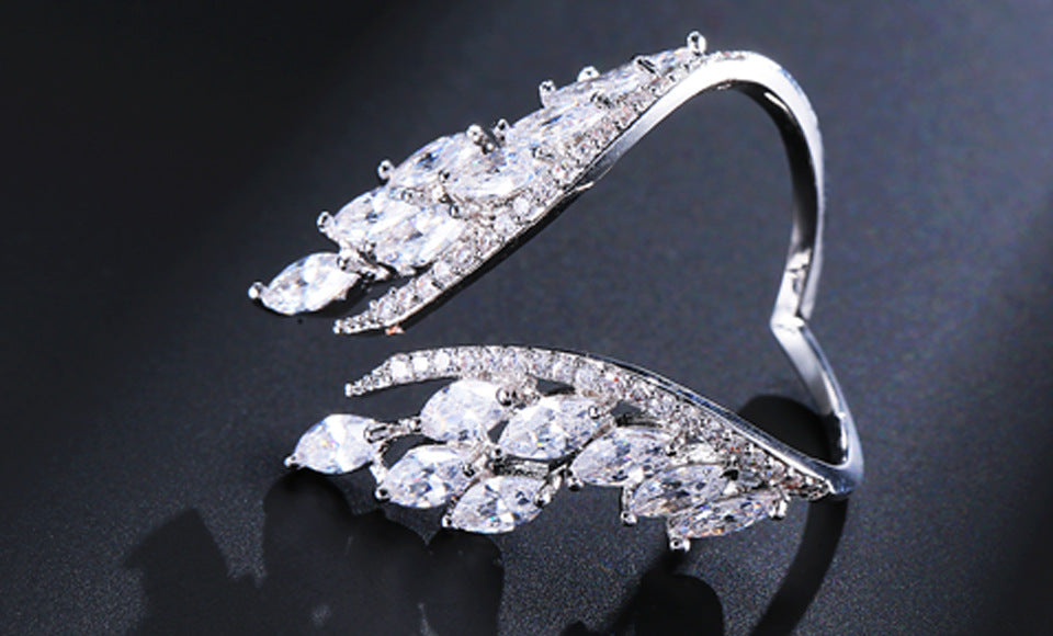Angel Wing Ring Alloy Wing