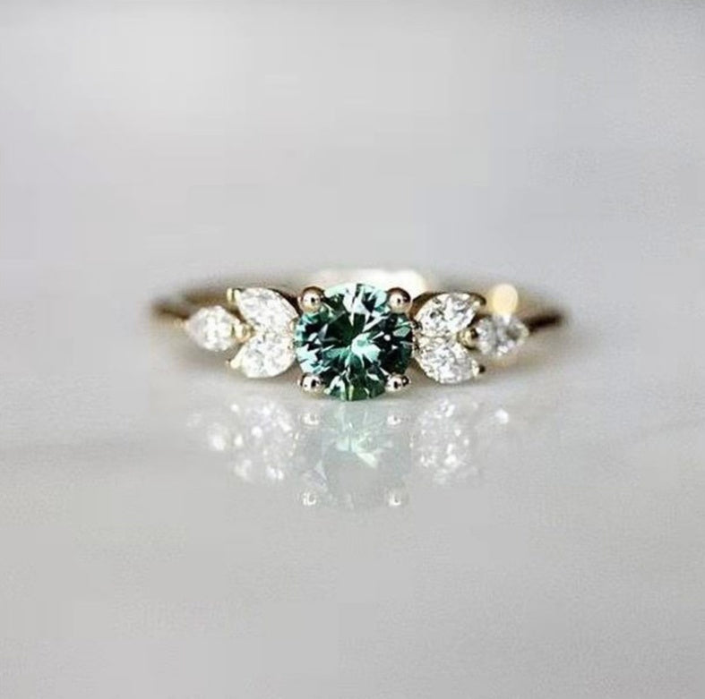 Emerald Diamond Ring