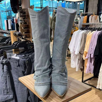 Fashion Retro All-match Cowboy Boot