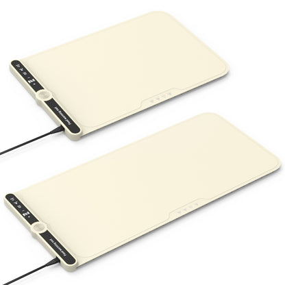 2 Size Optional Silicone Food Warming Mat With 9 Temperature Levels 6Hrs Timer Child Lock Auto Shut Off Roll-Up Electric Warming Tray For Party Buffet Gathering Daily Use 8S Fast And Even Heating