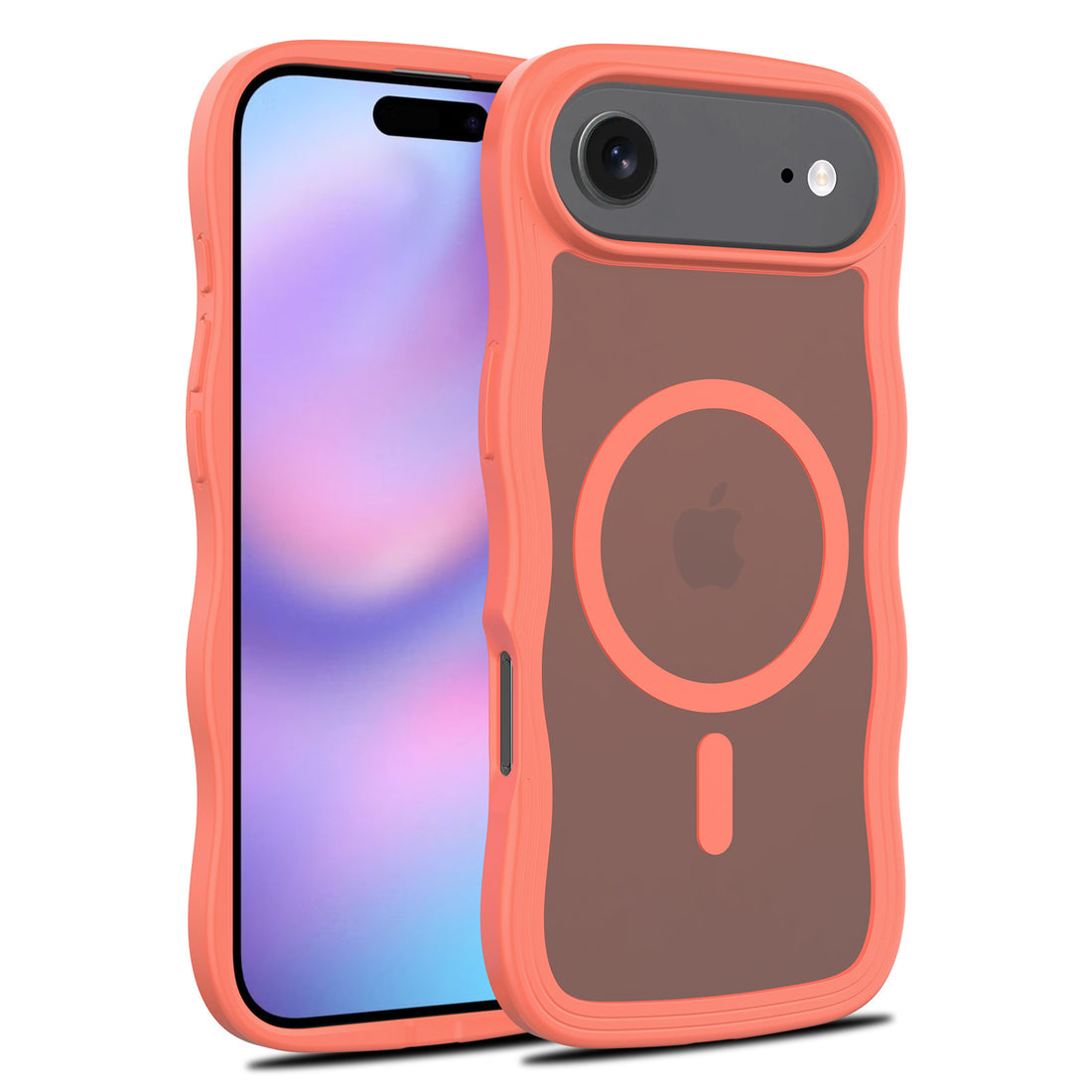 Wave Lines Skin Feeling Two-in-one Magnetic Suction Phone Case