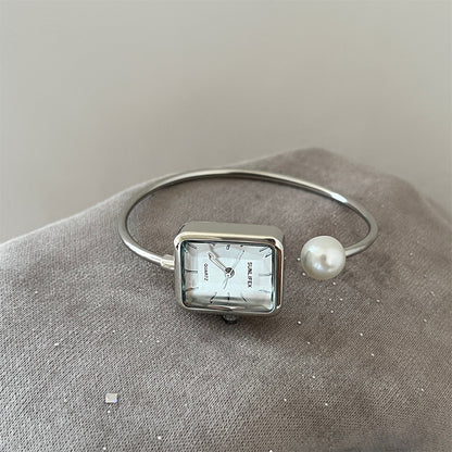 Gold Square Pearl Women&