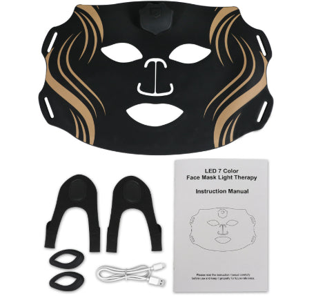 Beauty Instrument Facial Mask IPL Device Household Silicone Red Light LED Beauty Mask