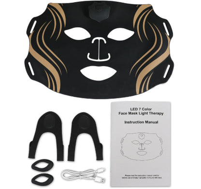 Beauty Instrument Facial Mask IPL Device Household Silicone Red Light LED Beauty Mask