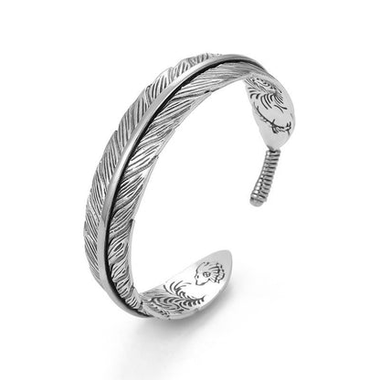 Vintage Takahashi Goro Karaage Feather Bangle Men&