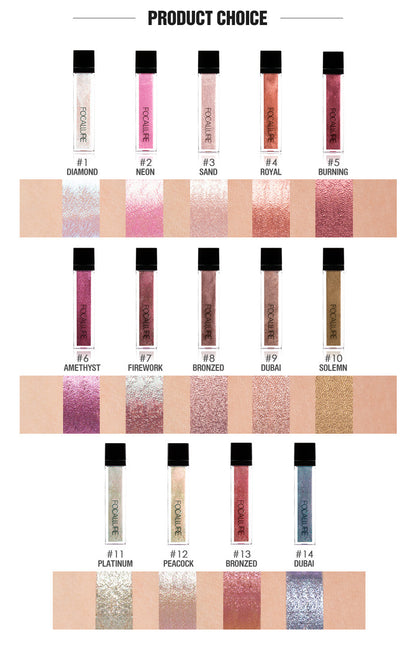 European And American Eye Makeup Liquid Eye Shadow Pearlescent