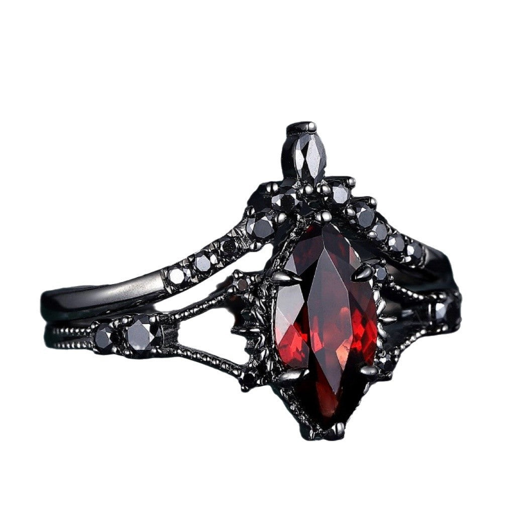 Red Zircon Ring
