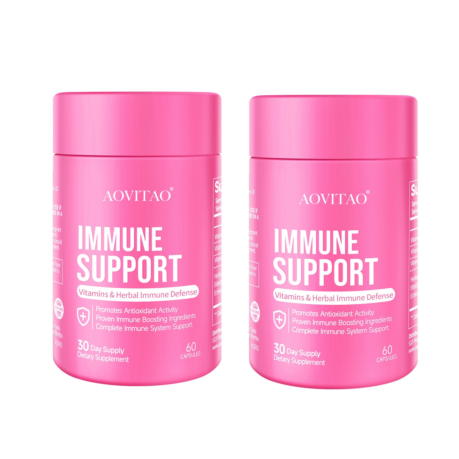 Natural Herbal Immune Defense Immunity Vitamins Supplement Booster And Mushroom Supplement With Lion&