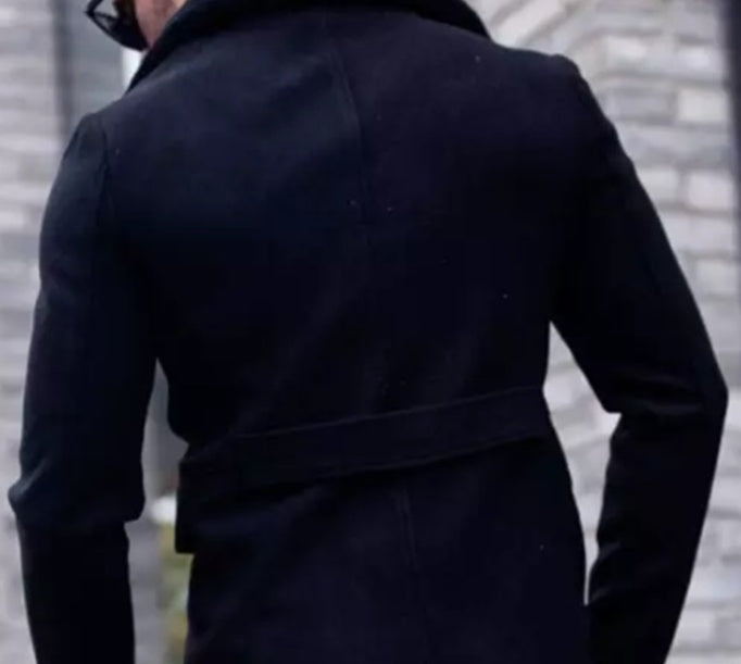 Fur Collar Coat Suit Coat Men&