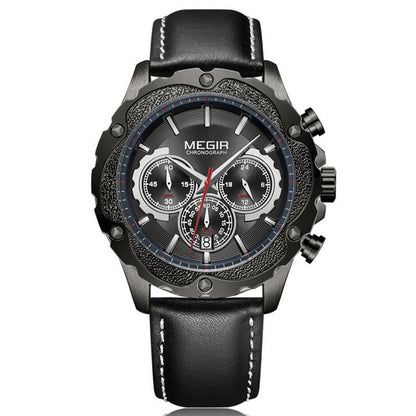 Watch Multifunctional Sports Chronograph Calendar Men&