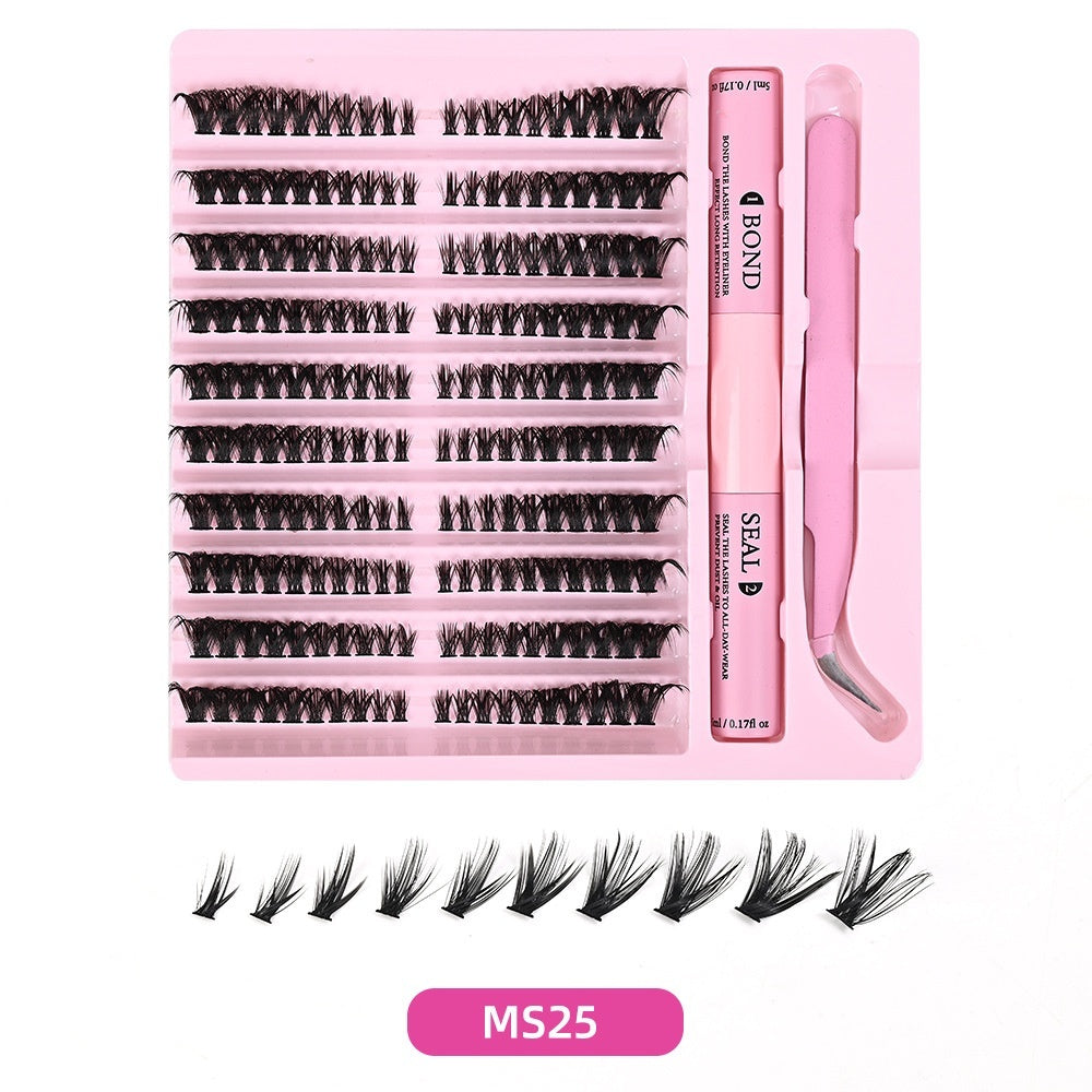 Segmented Single-Cluster DIY Eyelash Kit