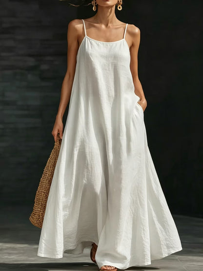 Casual Strap Maxi Resort-style Dress