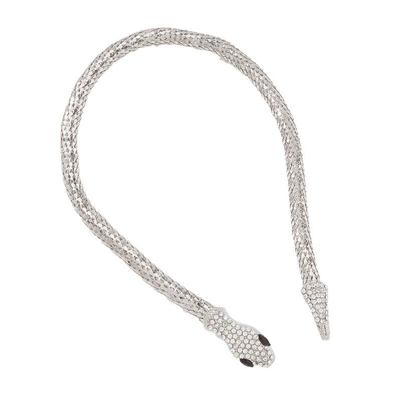 Exaggerated Snake Necklace Micro-inlaid Long Necklace