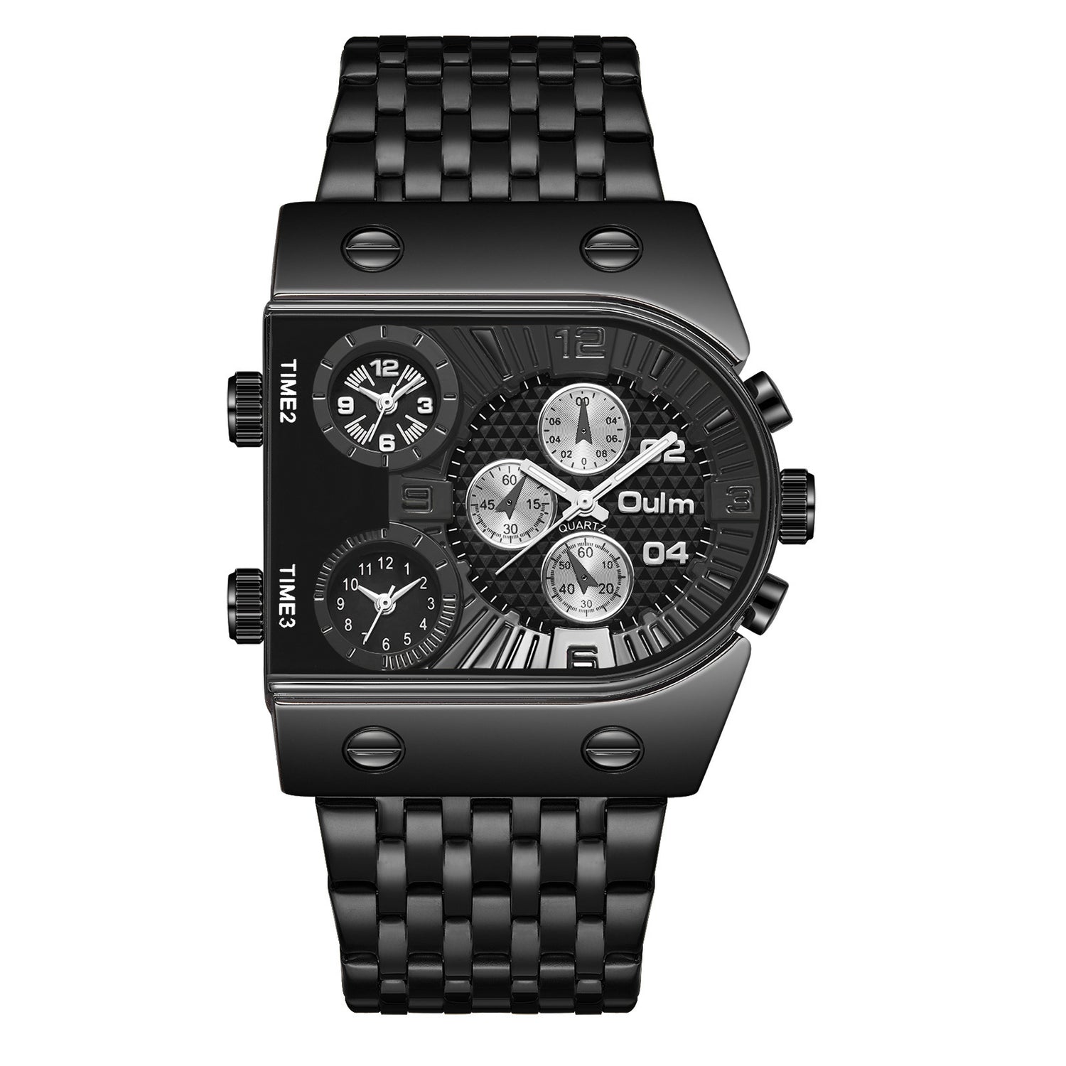 Multi-time Zone Large Dial Luminous Watch