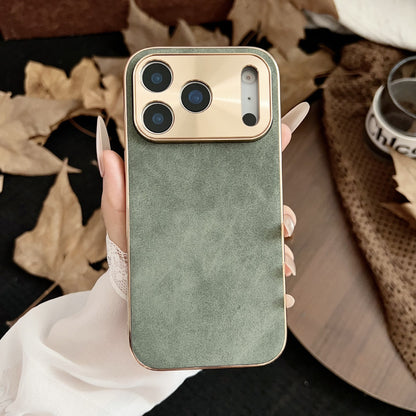 Phone Case Electroplated Metal Fine Hole Lens Protective Cover
