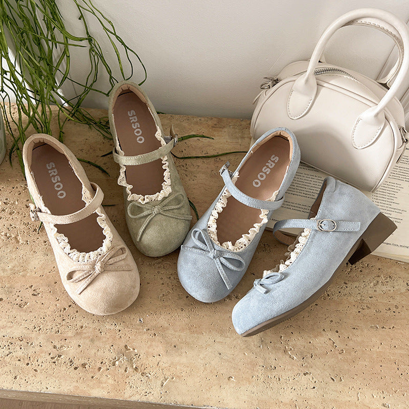 Versatile Vintage Chunky-heel Peep-toe Pumps For Women
