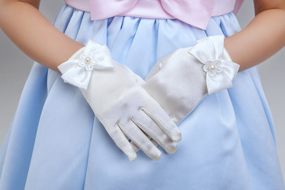 Flower Girl Long Gloves Children&