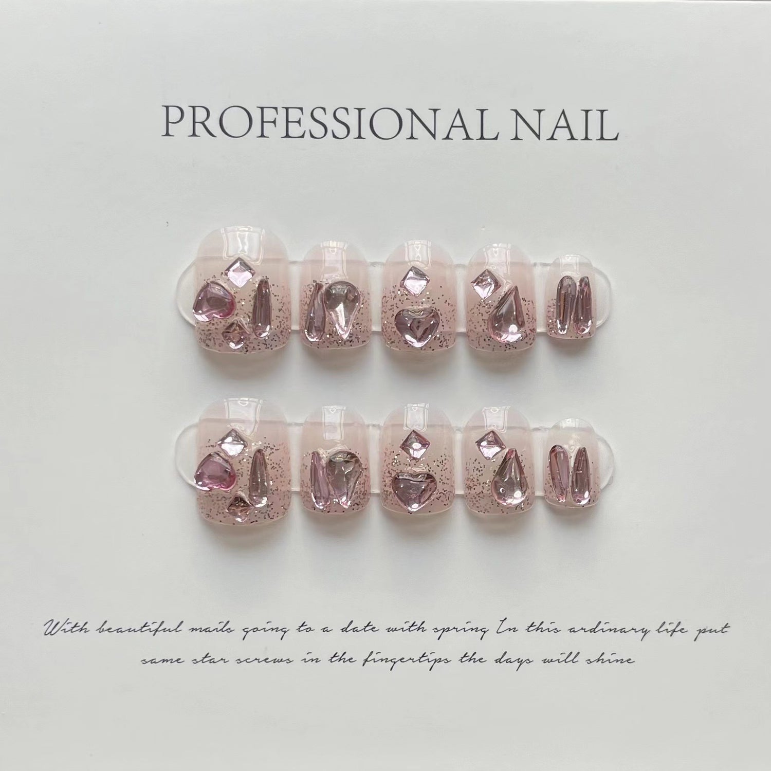 Hand-worn Armor Nail Sticker Nail Patch Warm Genie Series Ornament
