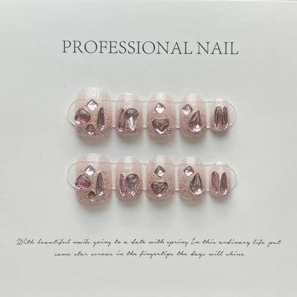 Hand-worn Armor Nail Sticker Nail Patch Warm Genie Series Ornament