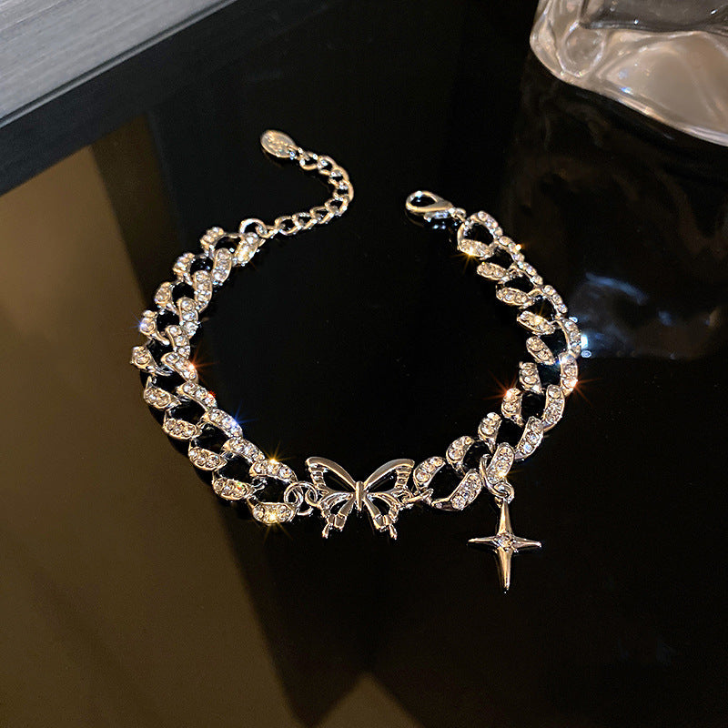 Butterfly Cross Bracelet Bracelet Net Red Temperament Design Bracelet