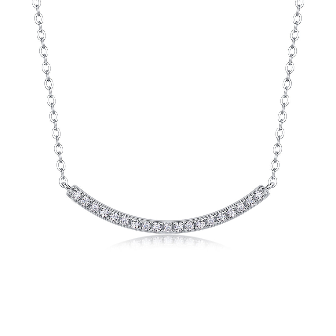 Joy - A Fashionable And Luxurious Diamond Jewelry Pendant Set With Moissanite S925 Sterling Silver And Platinum Plating