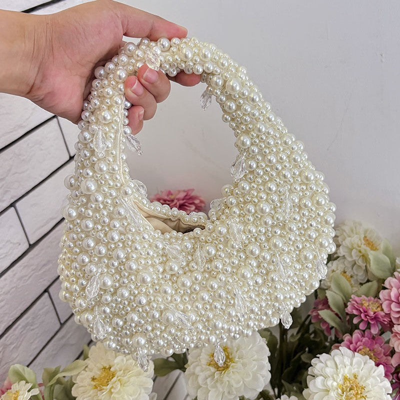 Versatile Casual Pearl Shoulder LUXY Bag