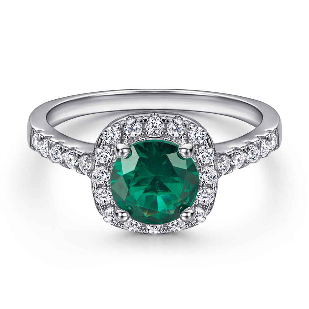 925 Sterling Silver Ring Zircon